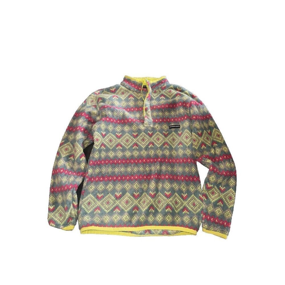 Southern Marsh Pisgah Aztec Lime Green Blue Pink Pullover Size Xs Women’s